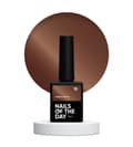 Miniatyrbillede 1 af 2: NAILSOFTHEDAY Koreansk katteøje 15 - lysebrun hybrid neglelak med "cat eye" effekt, 10 ml