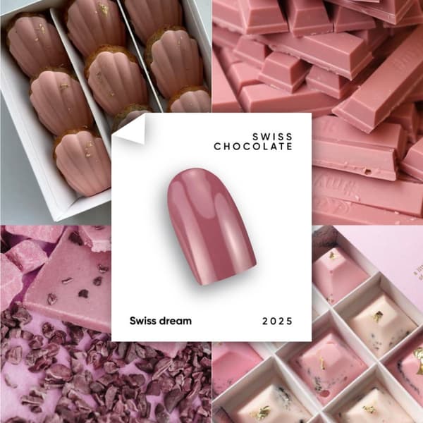 NAILSOFTHEDAY Let's special Swiss Dream - pudderrosa hybrid neglelak, 10 ml