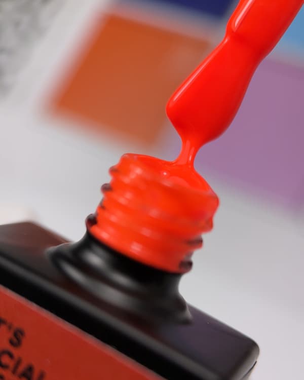 NAILSOFTHEDAY Let's special Pantone 2025/2 - neon orange hybrid lak, 10 ml