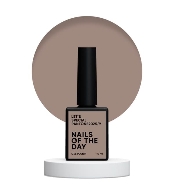 NAILSOFTHEDAY Let's special Pantone 2025/9 - kaffe-beige hybridlack, 10 ml