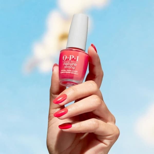Nagellack - OPI - Nature Strong Once and Floral - Röd - Vegansk - 15ml
