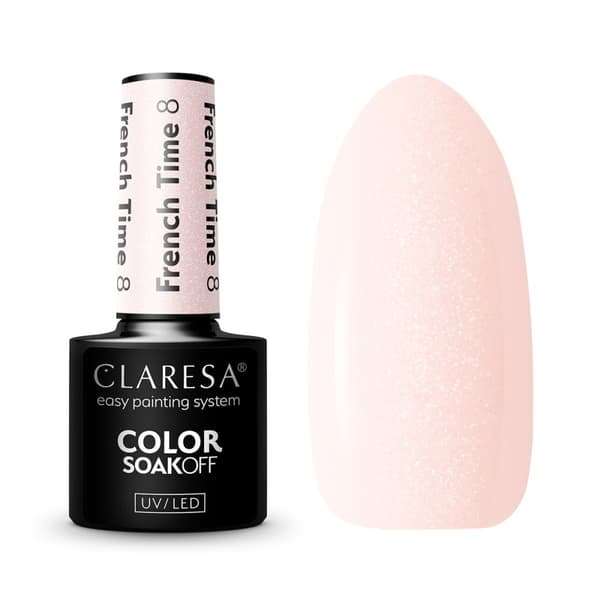 CLARESA Hybrid neglelak French Time 8 -5g
