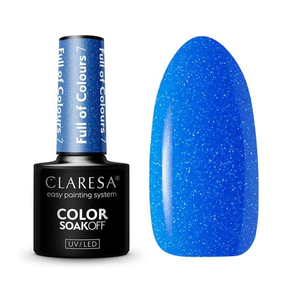 CLARESA Hybrid nagellack Full av färger 7 -5g