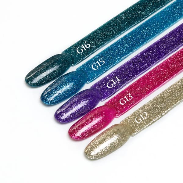OCHO NAILS Hybrid glitter neglelak G12 -5 g