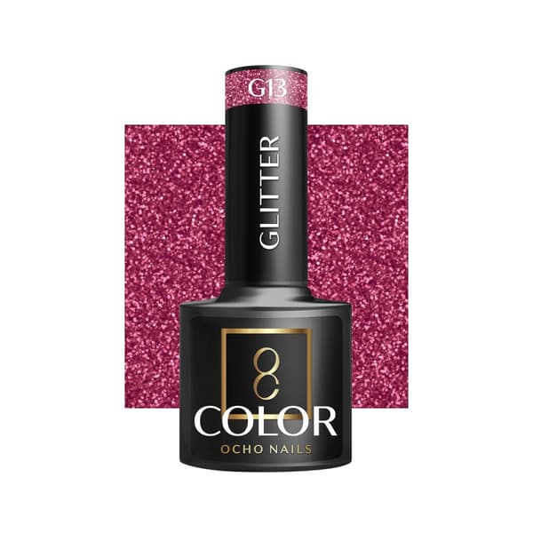 OCHO NAILS Hybrid glitter neglelak G12 -5 g