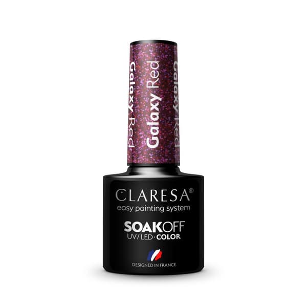 CLARESA Hybrid neglelak Galaxy Red 5g