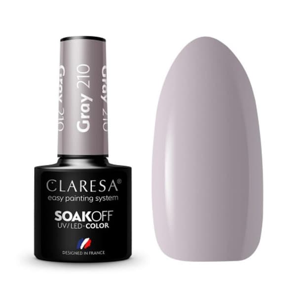 CLARESA Hybrid nagellack GRÅ 210 -5g