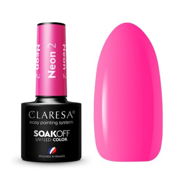 CLARESA Hybrid nagellack NEON 2 -5g