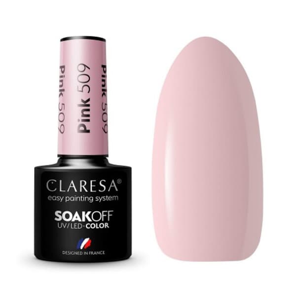 CLARESA Hybrid nagellack ROSA 509 -5g