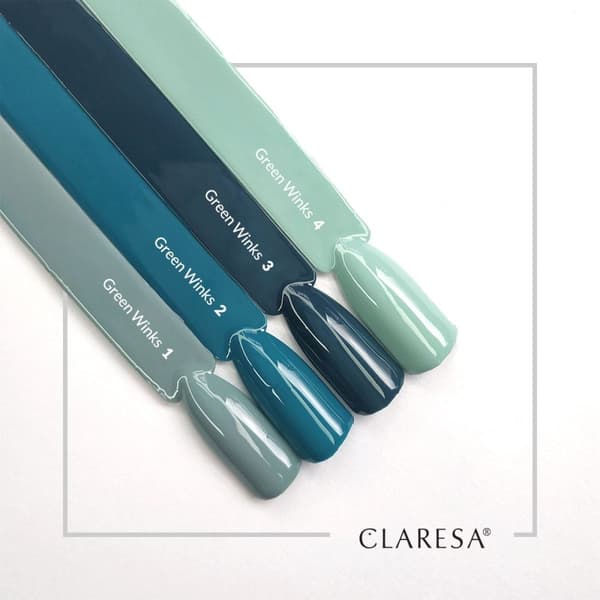 CLARESA hybrid lak GREEN WINKS 4 -5g