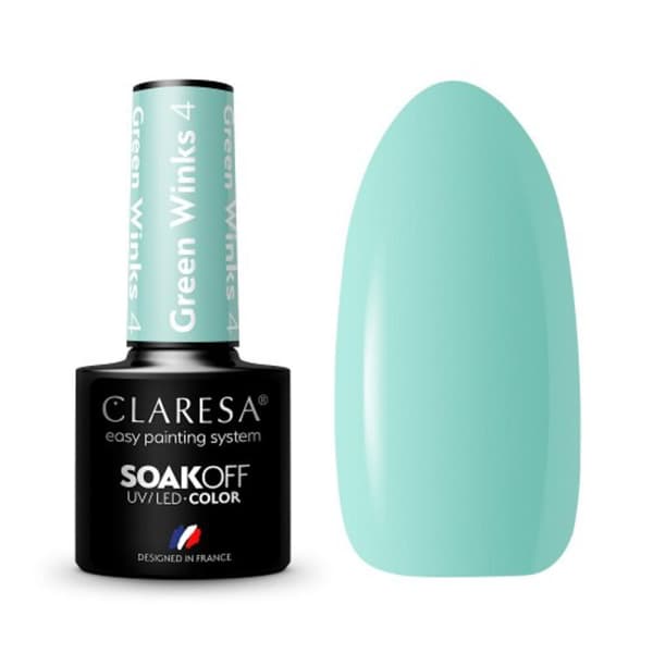 CLARESA hybrid lak GREEN WINKS 4 -5g