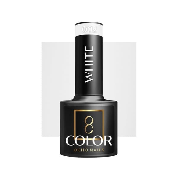 OCHO NAILS Hybrid nagellack vit 001 -5 g