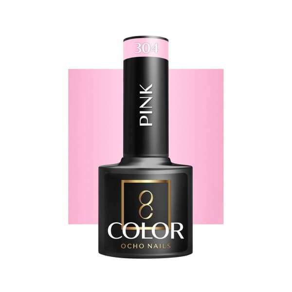 OCHO NAILS Hybrid nagellack rosa 304 -5 g