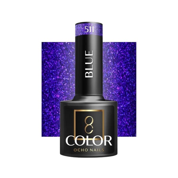 OCHO NAILS Hybrid nagellack blå 511 -5 g