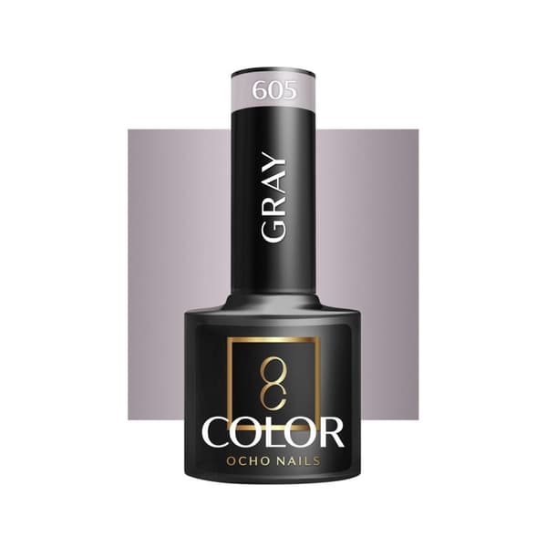 OCHO NAILS Hybrid neglelak grå 605 -5 g