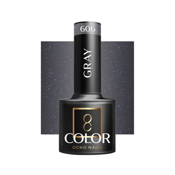 OCHO NAILS Hybrid neglelak grå 606 -5 g