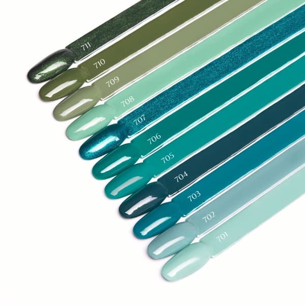 OCHO NAILS Hybrid neglelak grøn 707 -5 g