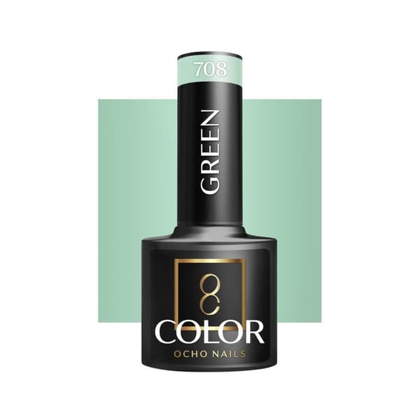 OCHO NAILS Hybrid neglelak grøn 708 -5 g