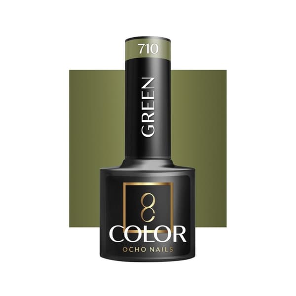 OCHO NAILS Hybrid neglelak grøn 710 -5 g