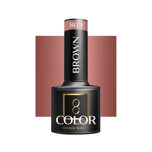 OCHO NAILS Hybrid neglelak brun 804 -5 g