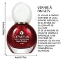 Miniatyrbild 3 av 4: INN Pearlescent Red Nagellack som inte kräver exponering för UV-strålar torkar snabbt luktfritt och avdragbart vattenbaserat 12m