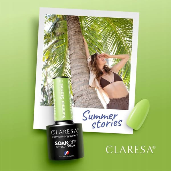 CLARESA Hybrid nagellack SUMMER STORIES 3 - 5g