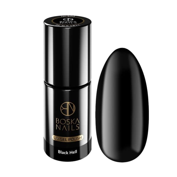 BOSKA NAILS Hybridlack Black Hell 302 - 6ml