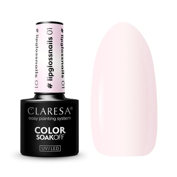 CLARESA Hybrid neglelak LIPGLOSSNEGLE 01 - 5g