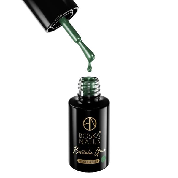 BOSKA NAILS Hybridi-kynsilakka BMetallinen vihreä nro 400 - 6ml
