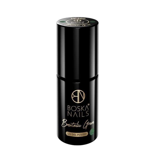 BOSKA NAILS Hybridi-kynsilakka BMetallinen vihreä nro 400 - 6ml
