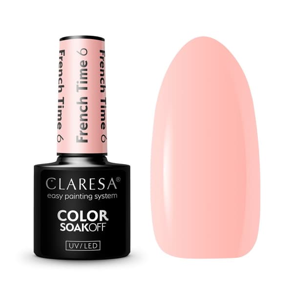 CLARESA Hybrid nagellack FRENCH TIME 6 - 5g