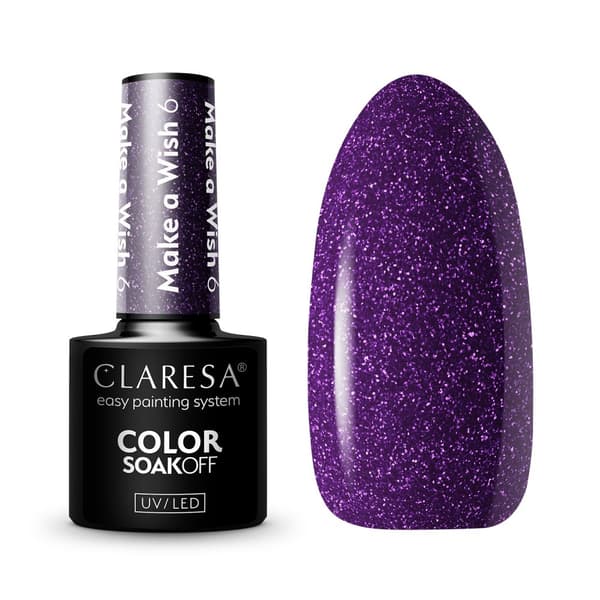 CLARESA MAKE A WISH 6 hybrid nagellack - 5g