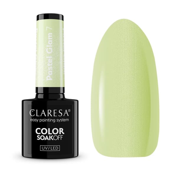 CLARESA Hybrid nagellack PASTEL GLAM 7 - 5g