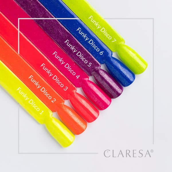 CLARESA Hybrid nagellack FUNKY DISCO 6 - 5g