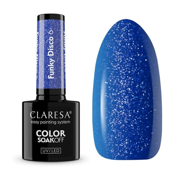 CLARESA Hybrid nagellack FUNKY DISCO 6 - 5g