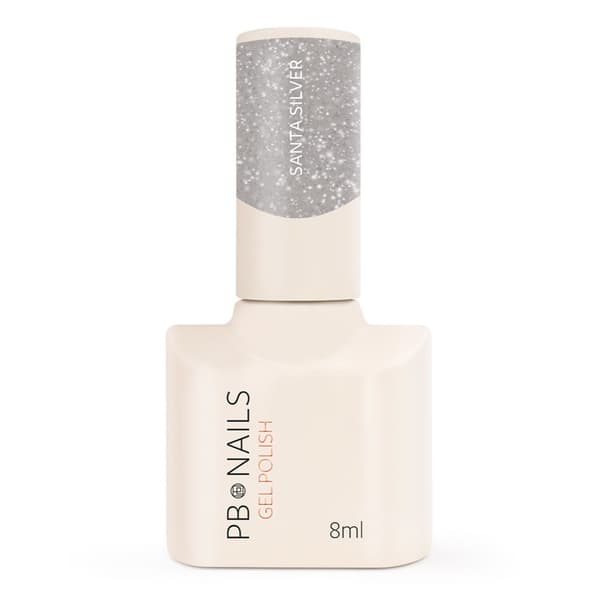 PB NAILS Hybrid neglelak SANTA SILVER - 8ml
