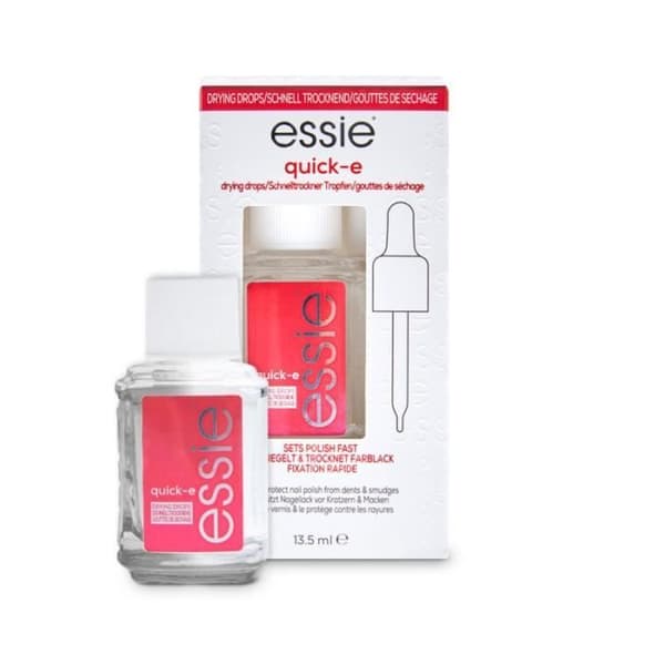 ESSIE ESSIE QuickE Torkdroppar, klara, quick-e, 24 månader, 13,5 ml, 32 mm, 88 mm