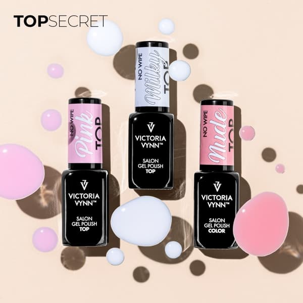 Top coat - Pink - No wipe - 8 ml - Victoria Vynn - Gel Polish