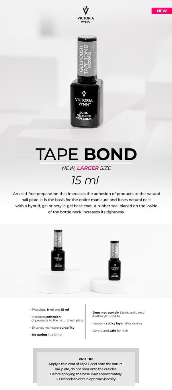 Primer - Tape Bond - Soak off - 15 ml - Victoria Vynn
