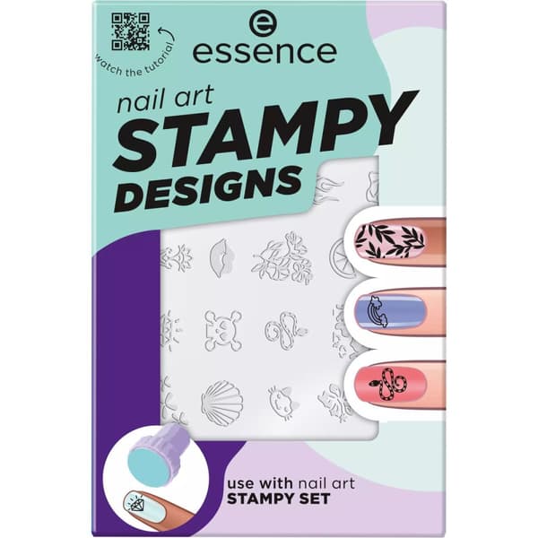 Stenciler för naglar Essence STAMPY DESIGNS (1 antal)