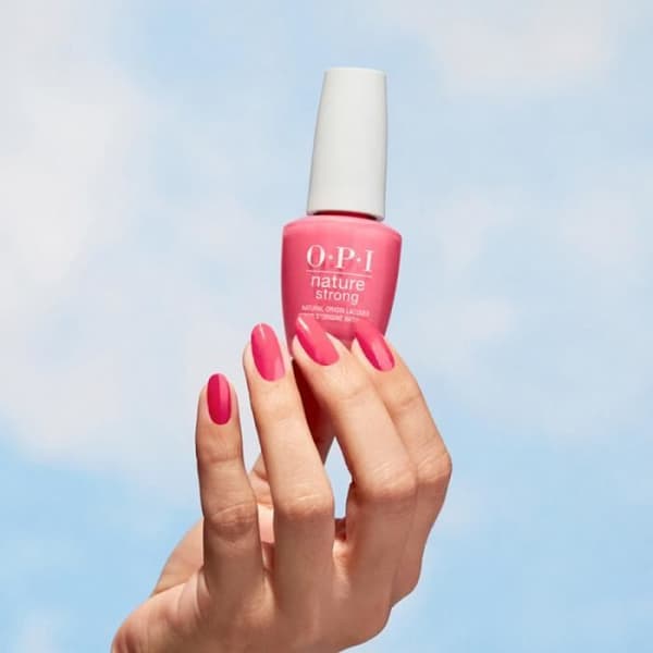 Veganskt nagellack - OPI - Nature Strong Big Bloom Energy - Rosa - Långvarigt - 15ml