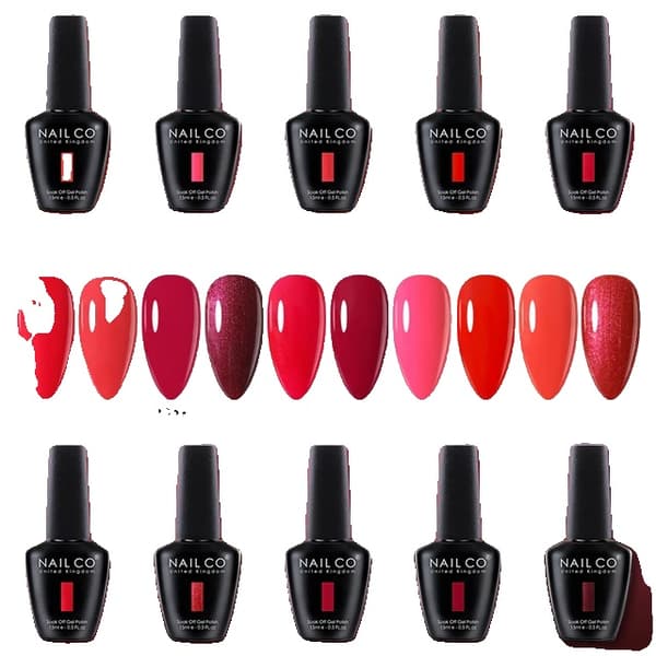 UV Nagel Gel Polish Set, Snabb leverans, Neonfärg, NC-10H-ZH02