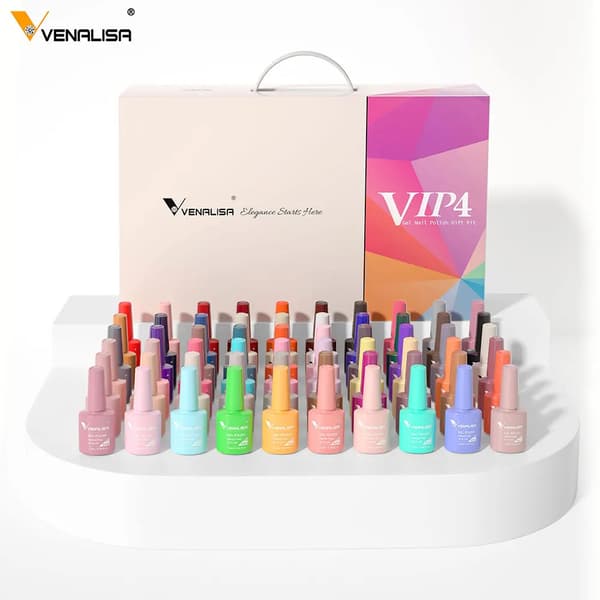 Nagel Gel Polish Kit, HEMA-fri, Självutjämnande, VIP4 hema-fritt kit
