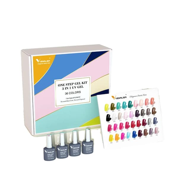 Negle Gel Polish Kit, HEMA Fri, Selvnivellerende, 90512k 36 stk sæt