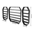 Pikkukuva 2 / 2: Nail Polish Wall Rack, Moderni Oktaalinen Muotoilu, Korkea Kantokyky 10kg,musta