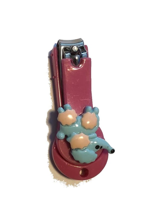 liten rosa söt nagelklippare