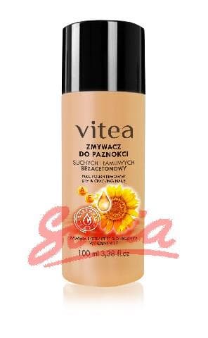 Vitea Nail polish remover dry and brittle Acetone free 100ml