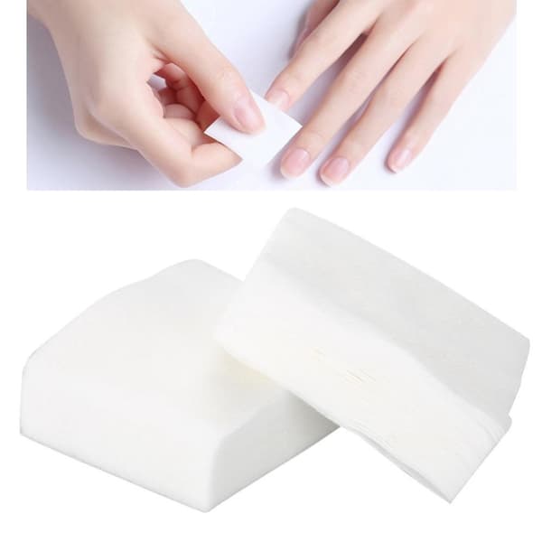 500-Pak - Nail Wipes - Ullfrie pads for negler