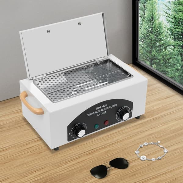 Kuuma ilma sterilisaattori, 300W teho, säädettävä lämpötila jopa 220°C, ohjelmoitava ajastin
