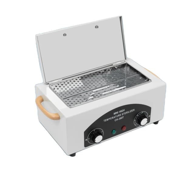 Kuuma ilma sterilisaattori, 300W teho, säädettävä lämpötila jopa 220°C, ohjelmoitava ajastin